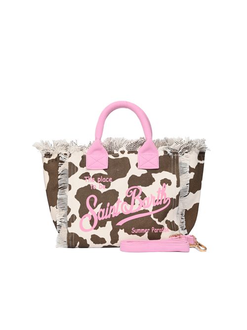 Borsa Colette in canvas con fantasia muccata Mc2 Saint Barth | COL000100327L